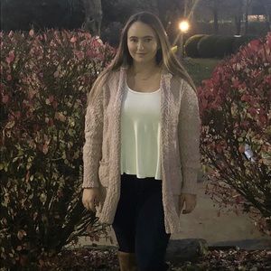 Blush Popcorn Cardigan